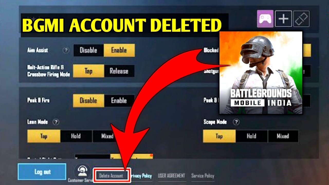 How To Delete Your Account In Bgmi Battlegrounds Mobile India Delete ID