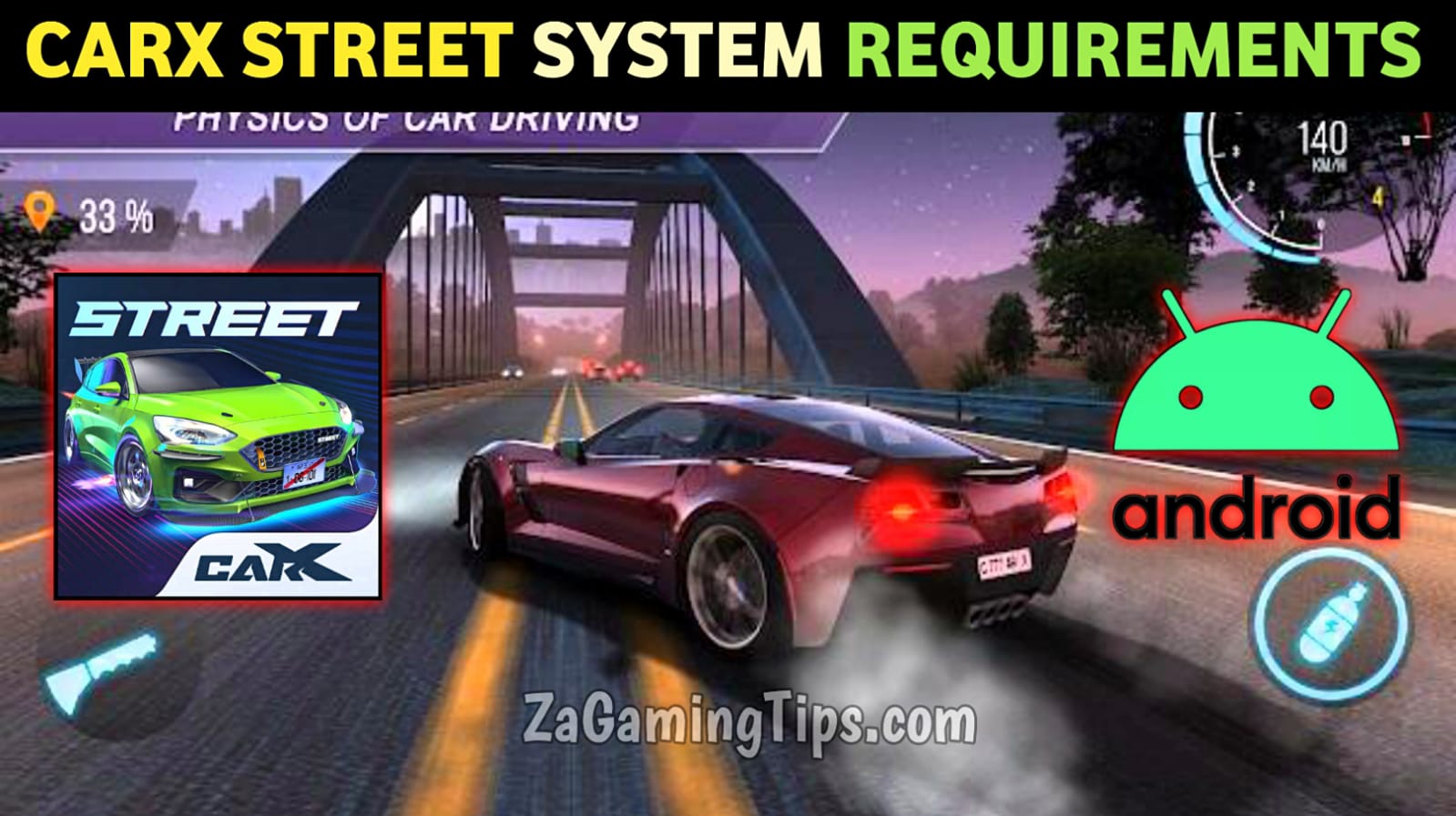 CarX Streets System Requirements