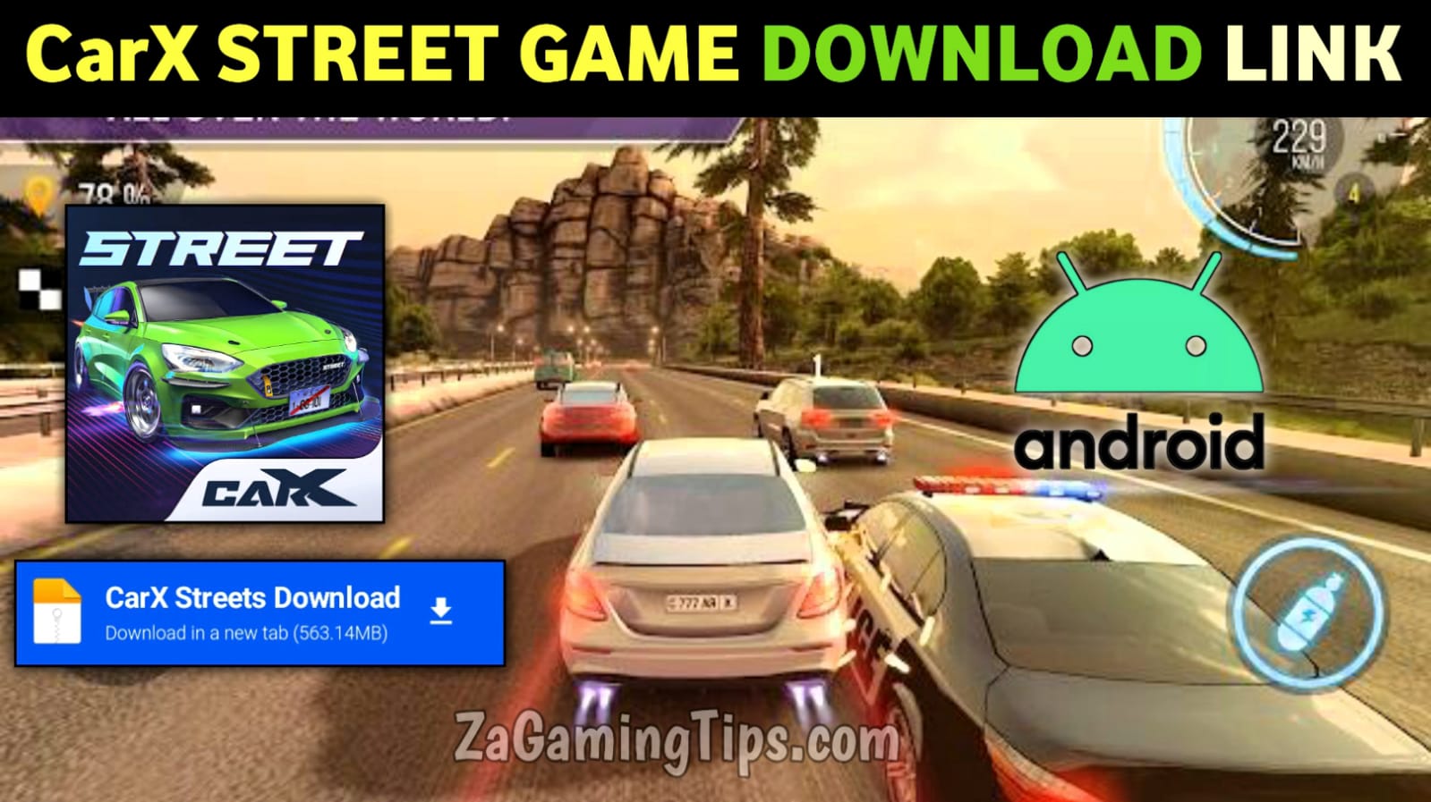 CarX Streets Apk Android Mobile Version Full Game Setup Free Download