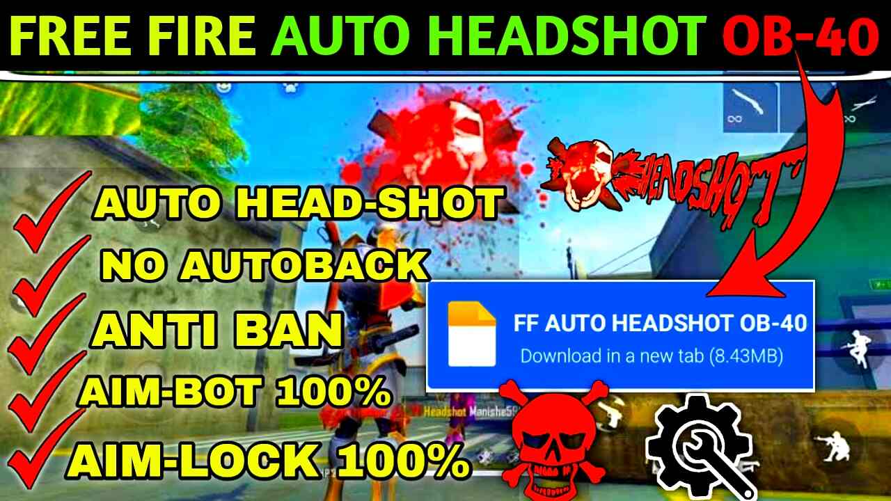 Free Fire Auto Headshot Config Ob40 Update Download Media Fire Link