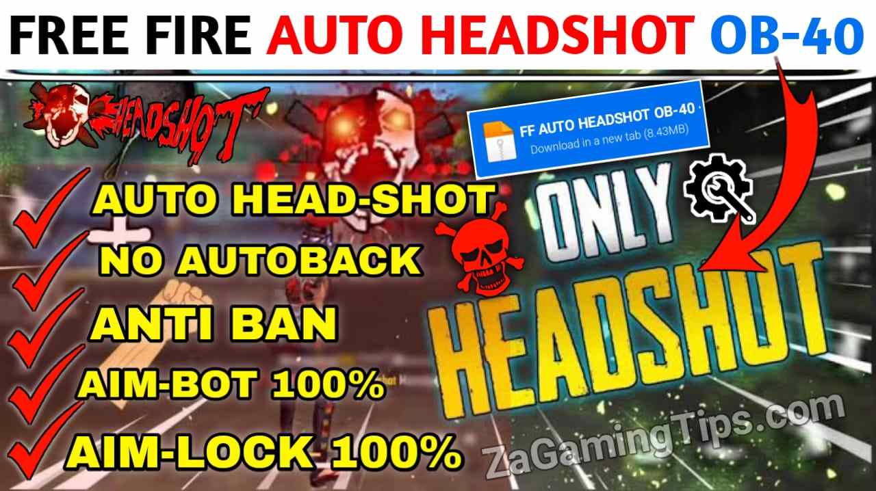 Free Fire OB40 Update Auto Headshot Config File