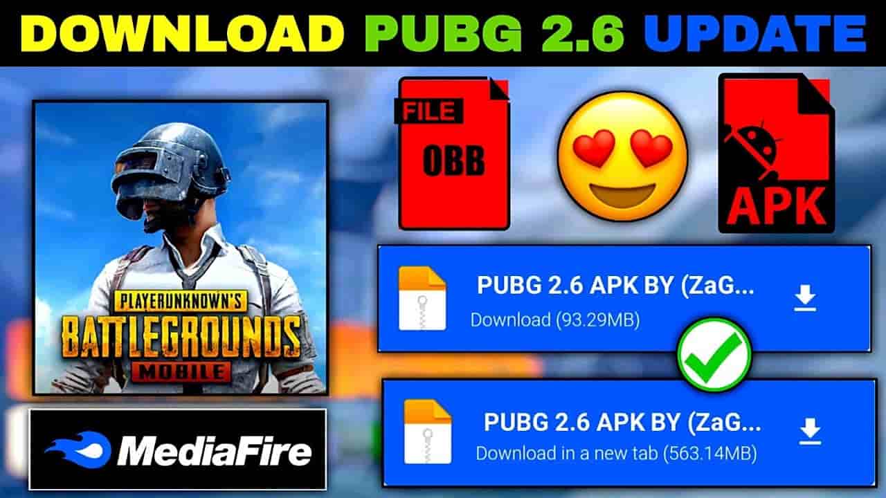 PUBG 2.6 Update Download Apk and Obb PUBG 2.6 APK+OBB Download Link