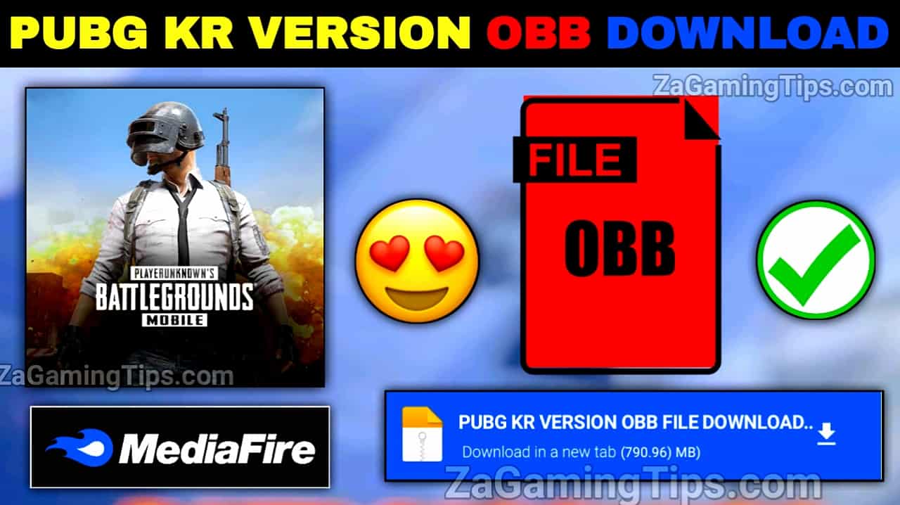 PUBG Mobile KR Version Download with OBB File PUBG KR OBB